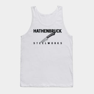 Hathenbruck Steelworks Lil' Feller Knife in Black Text Tank Top